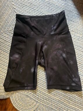 High-Waist Tie-Dye Women’s biker Shorts
